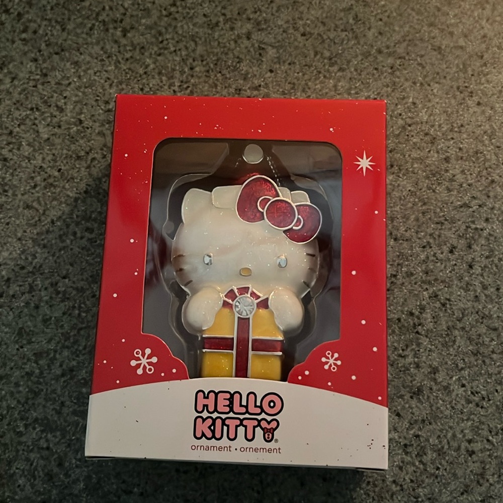 hello kitty Christmas ornament, has never been opened